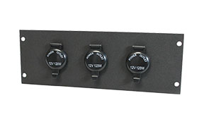 12V Power Outlet 3" Faceplate